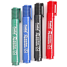 Foska Permanent Markers - assorted colours